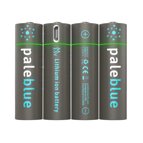 Pale Blue AA Battery - Equilibrium Intertrade Corporation