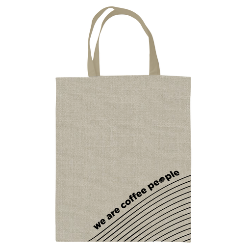 Curve Tote Bag (We Are Coffee People) - Equilibrium Intertrade Corporation