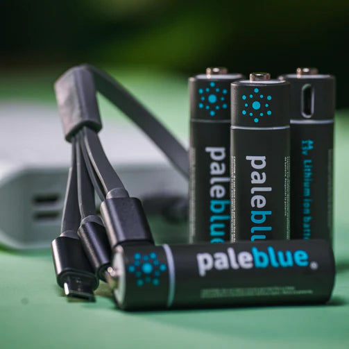 Pale Blue AA Battery - Equilibrium Intertrade Corporation
