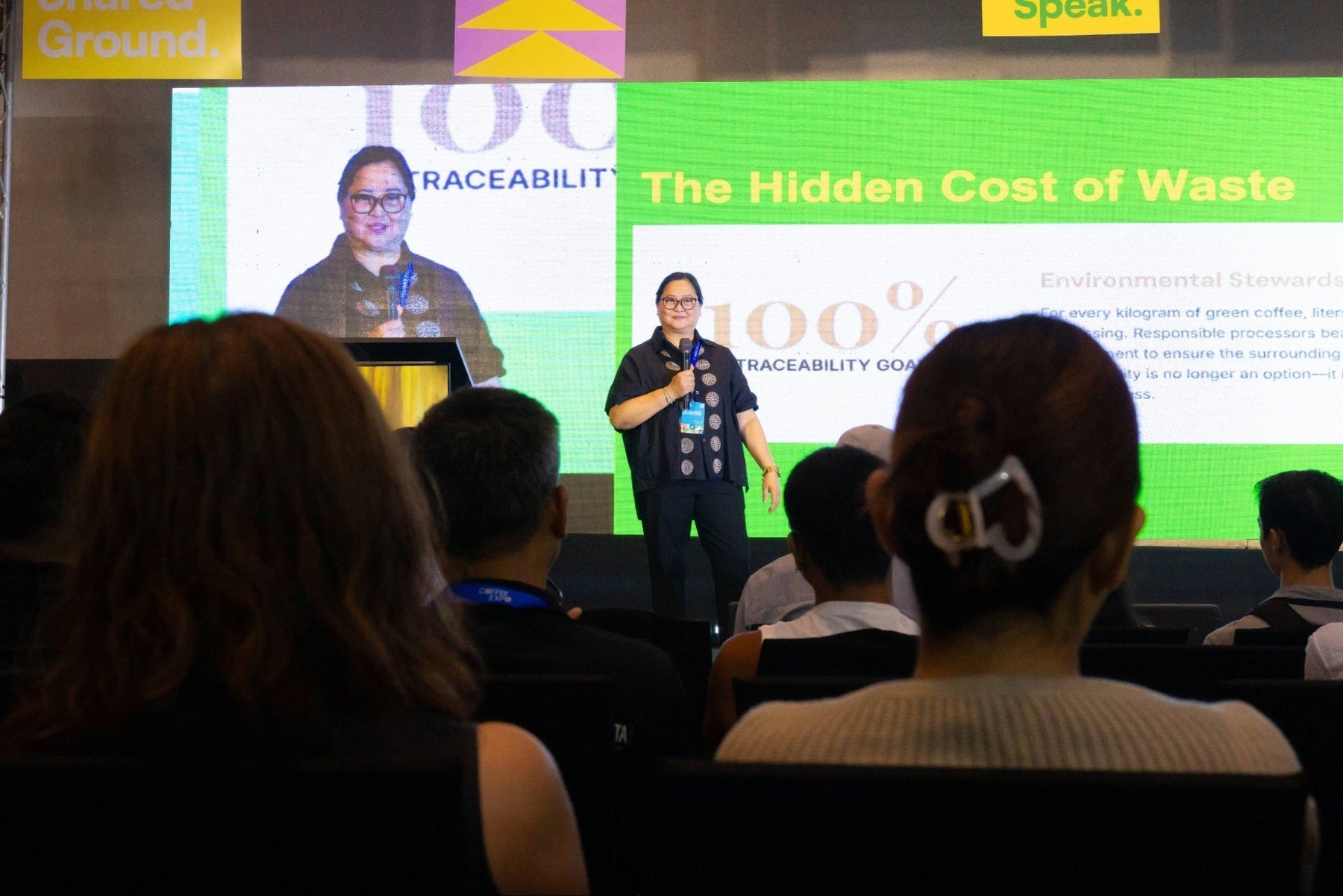Ms. Cherry Cruz at the Philippine Coffee Expo (PCE's Kape't Kwentuhan with Cherry Cruz: Who Carries the Cost and the Value of Philippine Coffee?)