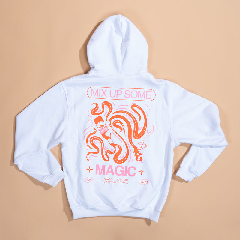 Torani Mix Up Hoodie (White)