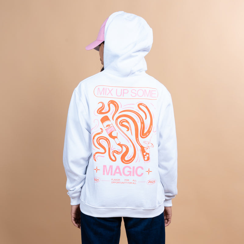 Torani Mix Up Hoodie (White)