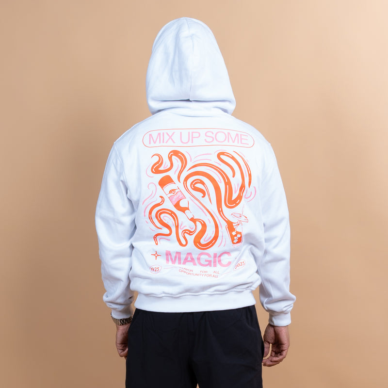 Torani Mix Up Hoodie (White)
