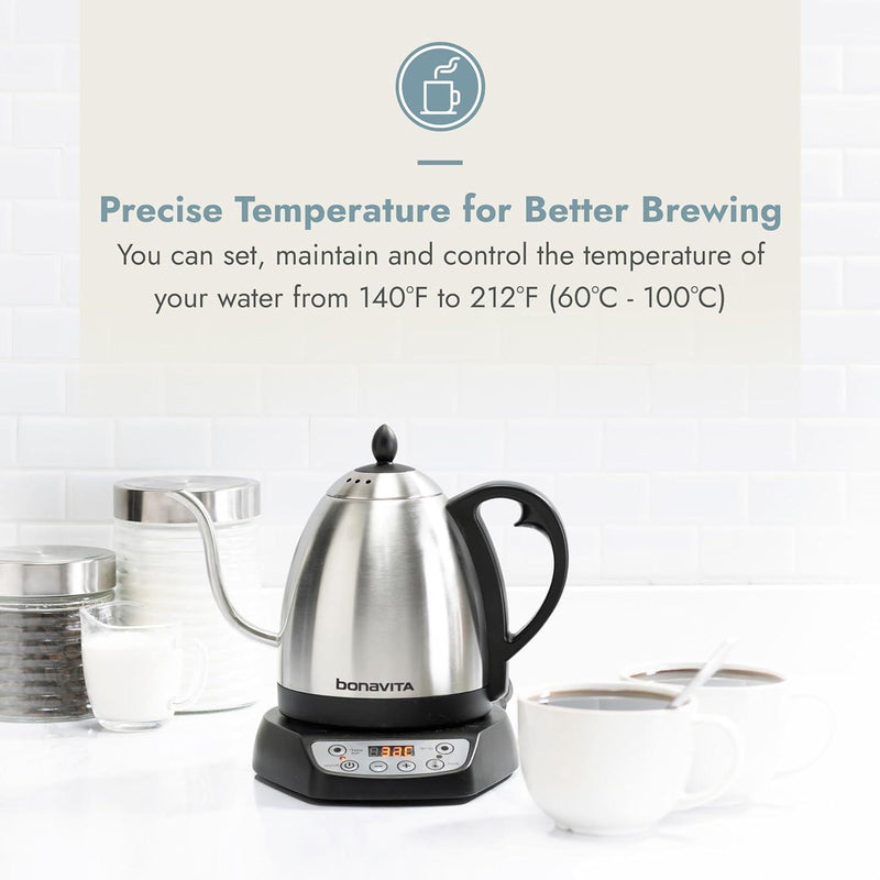 Bonavita Gooseneck Kettle 1L - Equilibrium Intertrade Corporation
