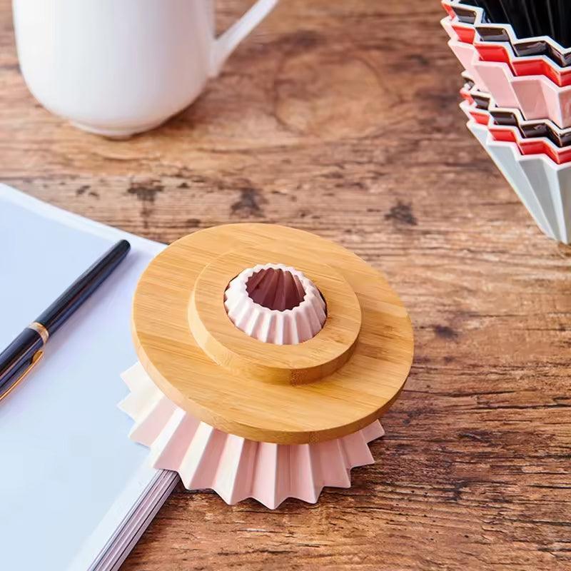 Ceramic Coffee Dripper 1-4 Cups - Black - Equilibrium Intertrade Corporation