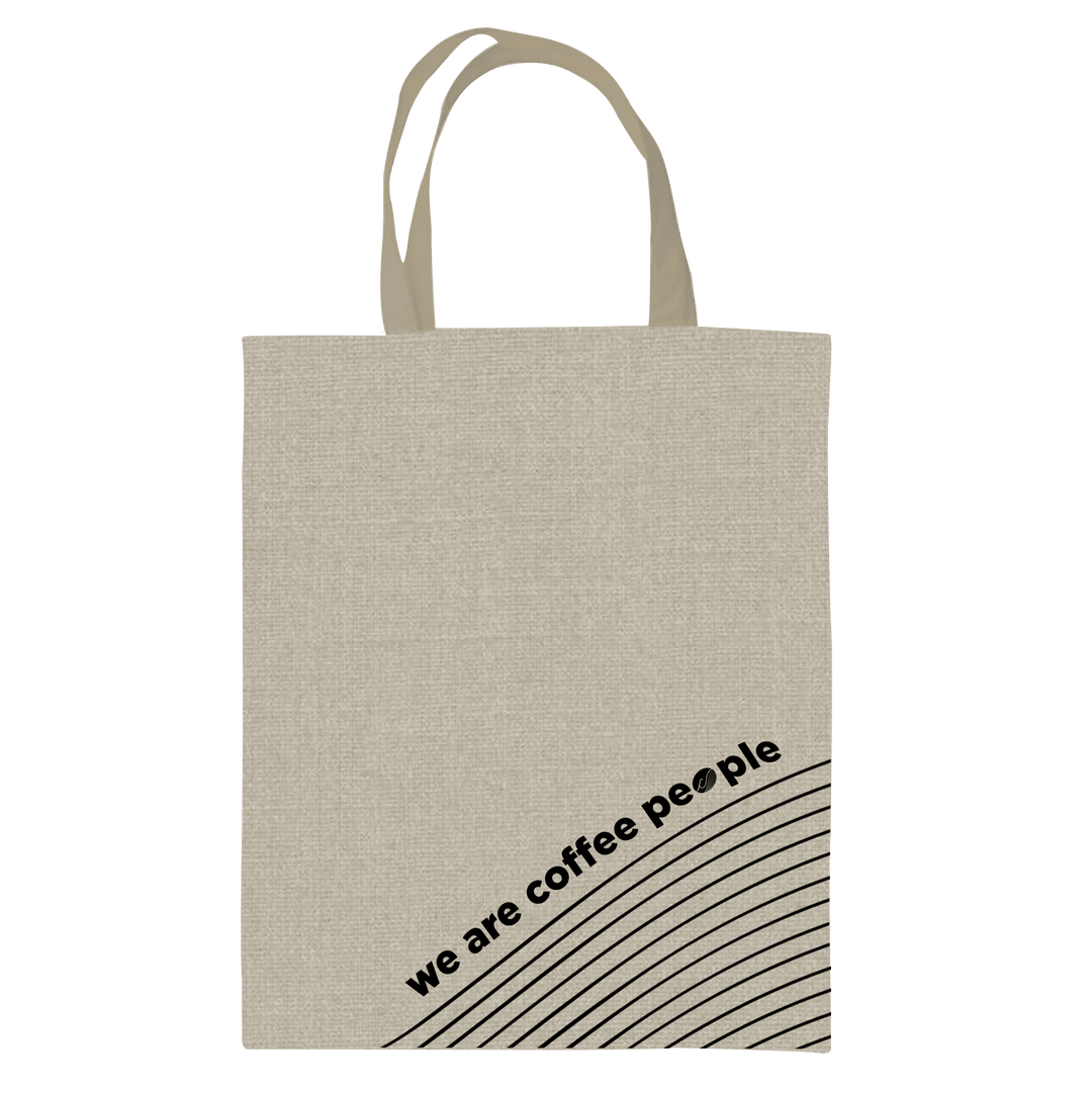 Curve Tote Bag (We Are Coffee People) - Equilibrium Intertrade Corporation