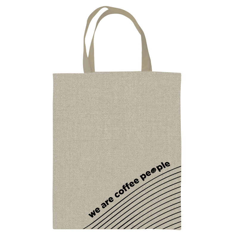 Curve Tote Bag (We Are Coffee People) - Equilibrium Intertrade Corporation