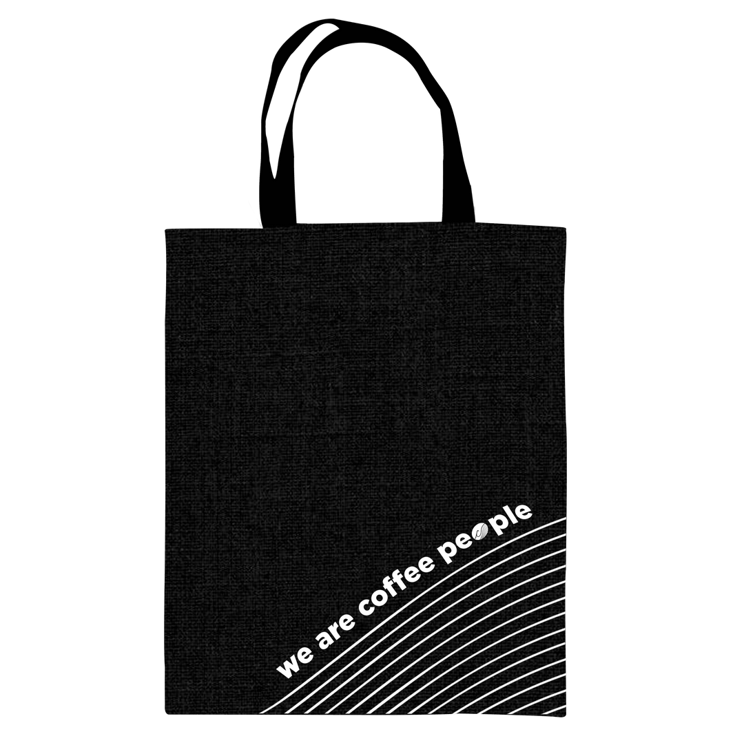 Curve Tote Bag (We Are Coffee People) - Equilibrium Intertrade Corporation