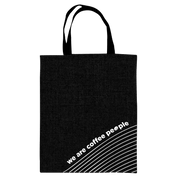 Curve Tote Bag (We Are Coffee People) - Equilibrium Intertrade Corporation