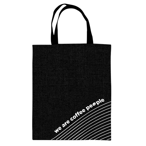 Curve Tote Bag (We Are Coffee People) - Equilibrium Intertrade Corporation