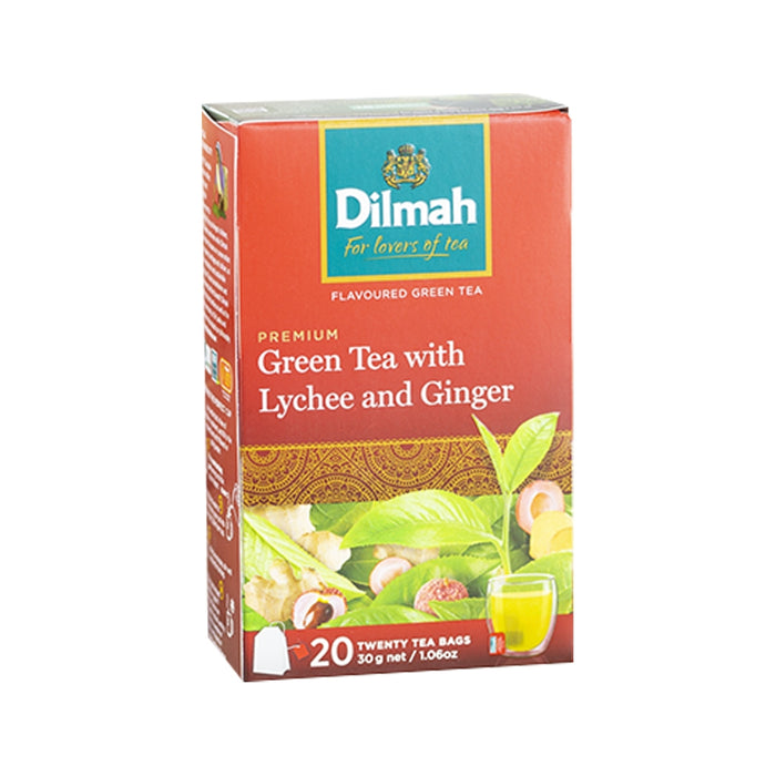 Premium Green Tea with Ginger & Lychee