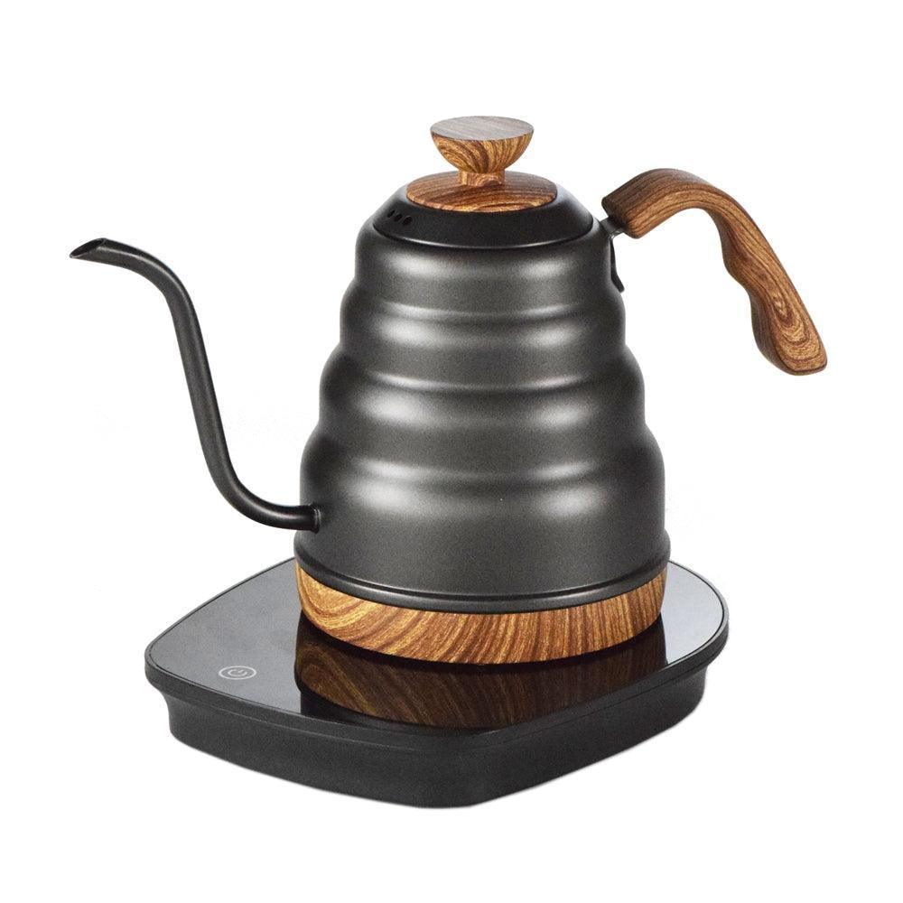 European Plug Electric Coffee Kettle 1L - Black - Equilibrium Intertrade Corporation