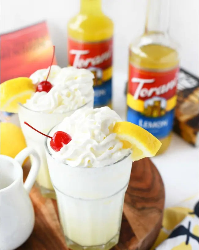 Lemon Cream Italian Soda