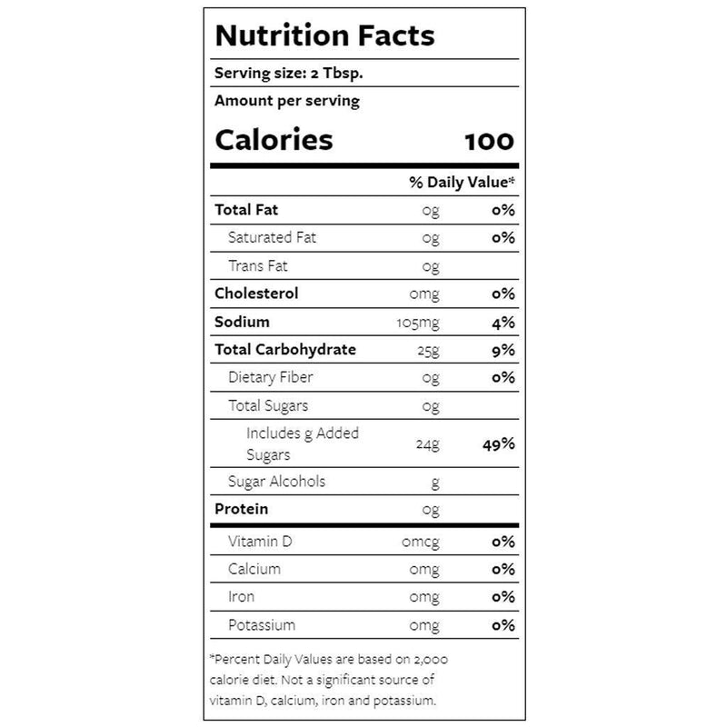 Salted Caramel Syrup 375ml - Equilibrium Intertrade Corporation