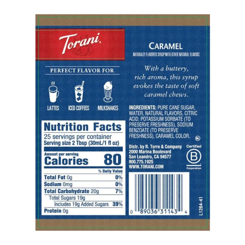 Caramel Syrup 750ml