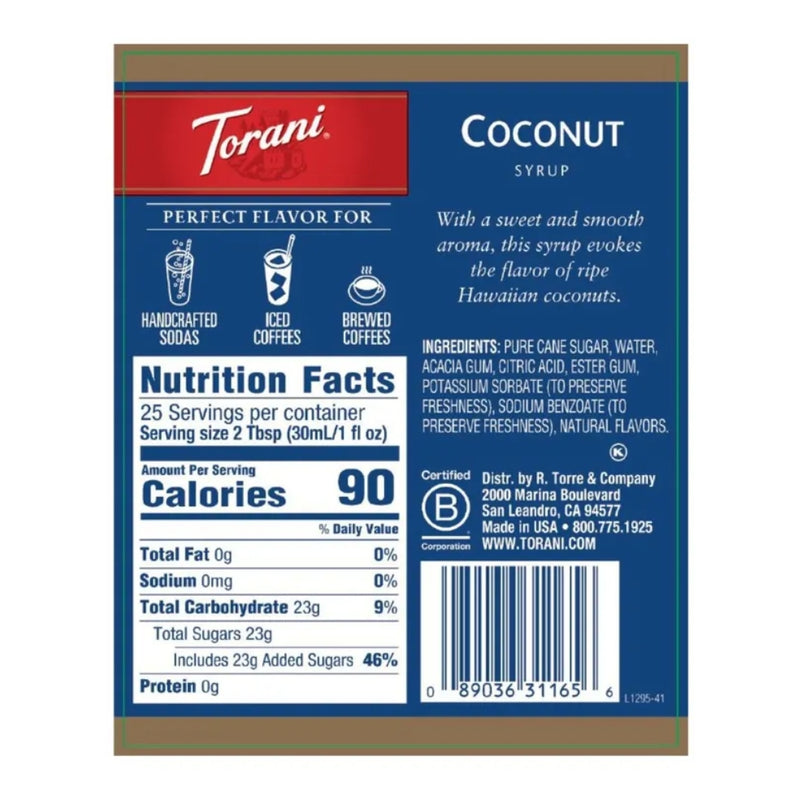 Coconut Syrup 750ml