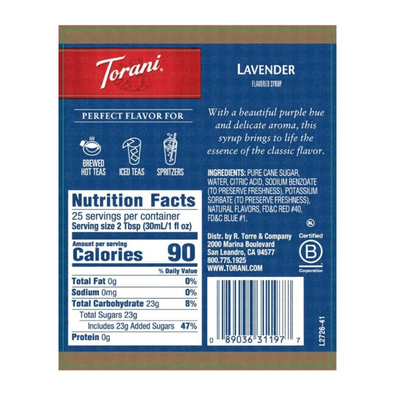 Lavender Syrup 750ml