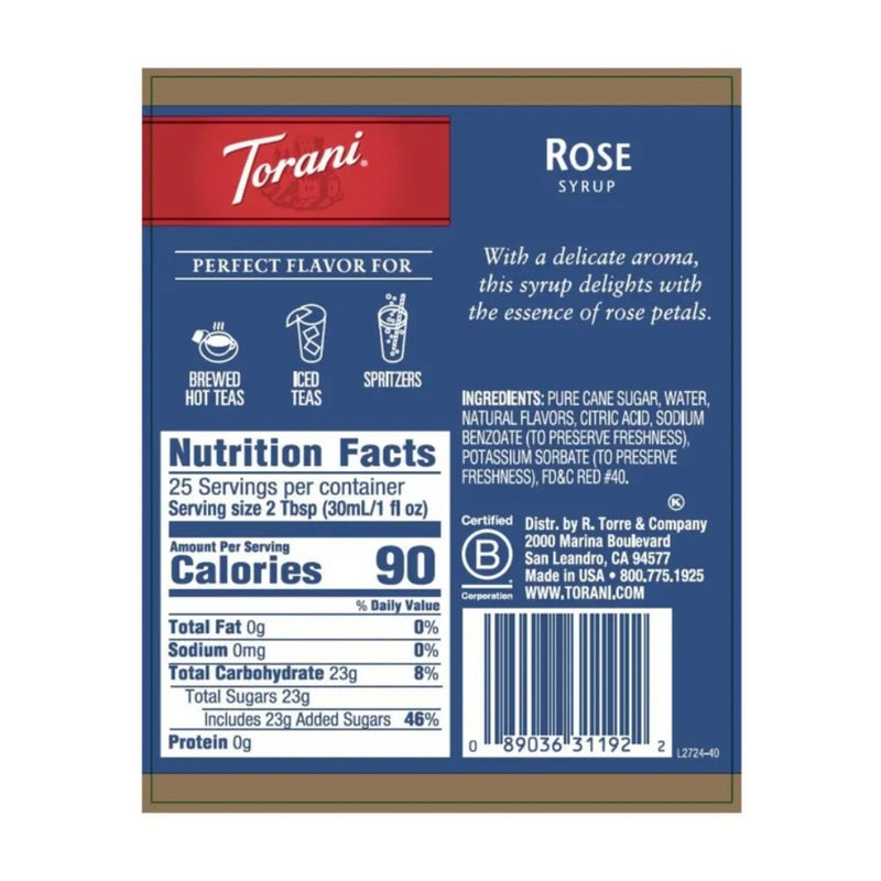 Rose Syrup 750ml