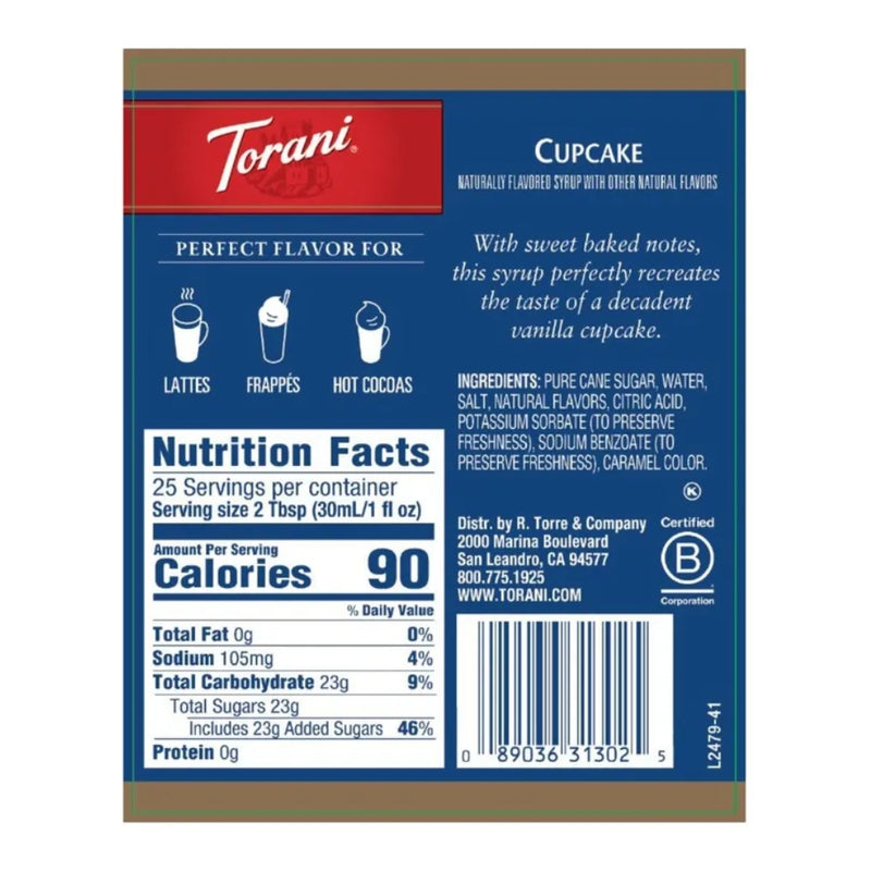 Cupcake Syrup 750ml