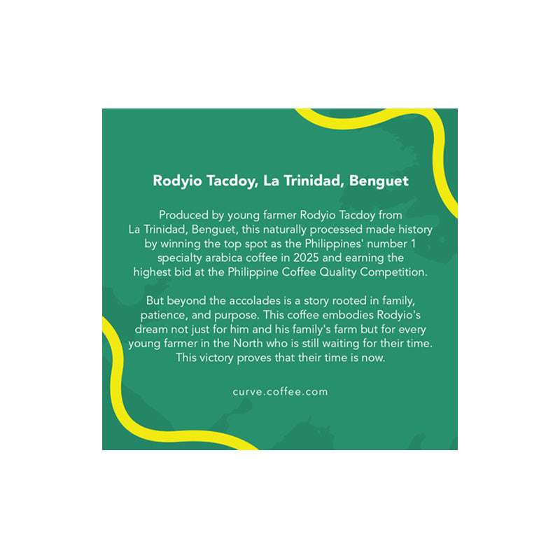 PCQC 2025 Rodyio Tacdoy Natural 100g