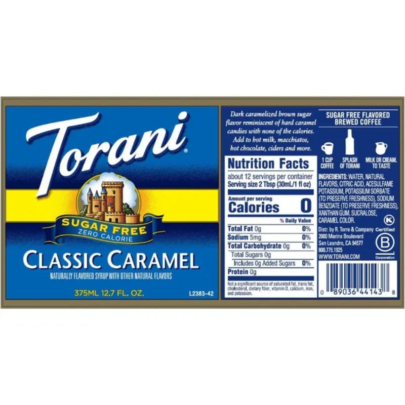 Sugar Free Classic Carmel 375ml
