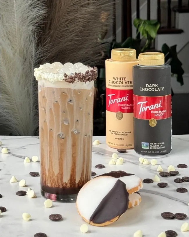 Black and White Cookie Latte