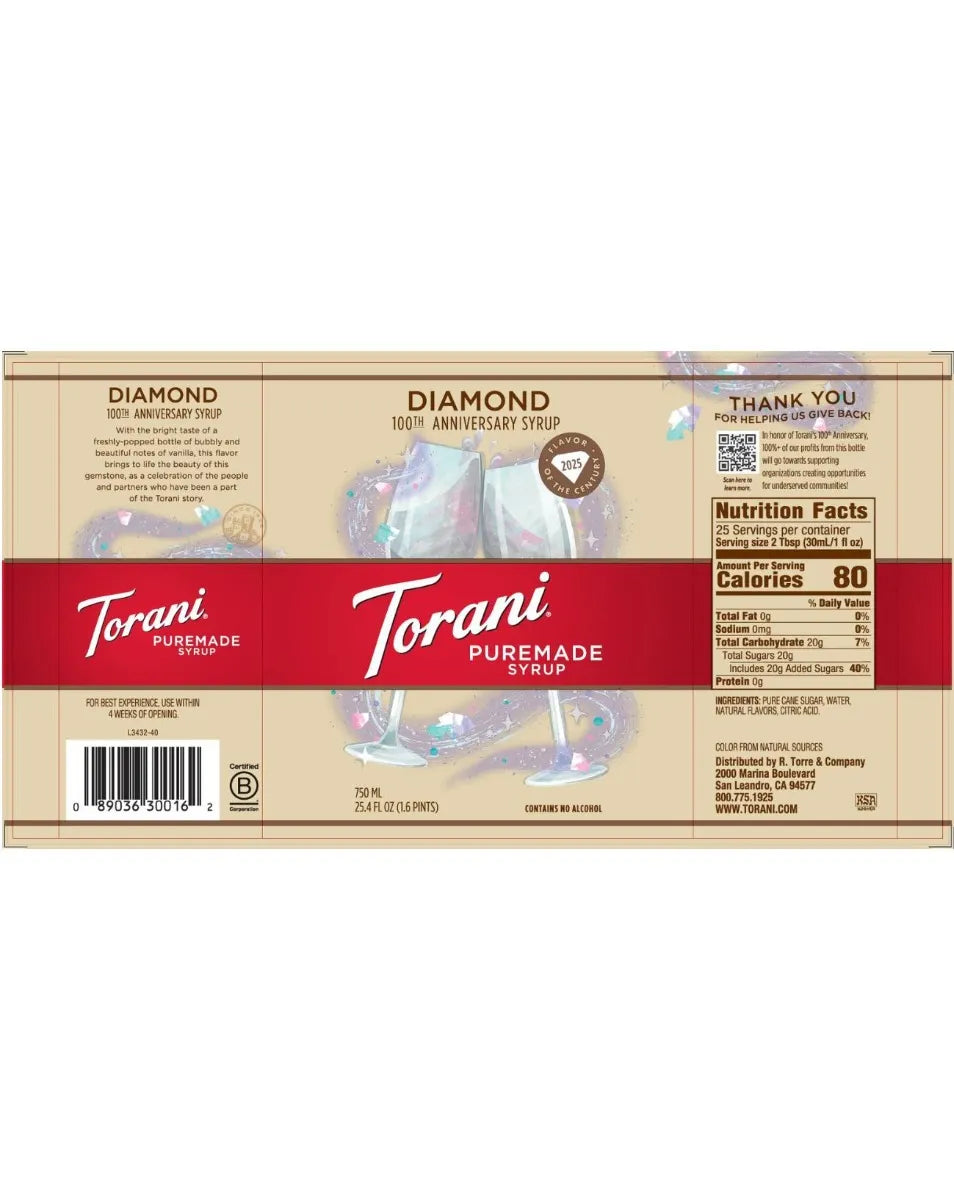 Puremade Diamond Syrup 750ml