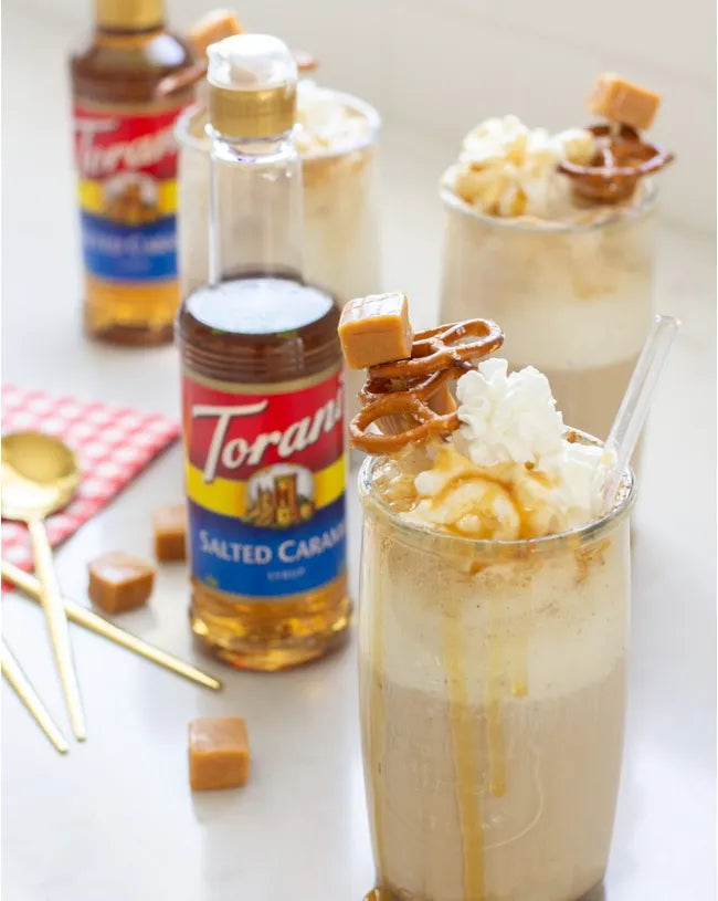 Salted Caramel Ice Cream Float